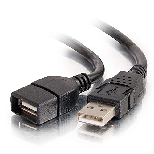 C2G 2m USB 2. 0 A Stecker auf USB 2. 0 A Buchse Schwarzes USB-Verlängerungskabel C2G 2m USB 2. 0 A Stecker auf USB 2. 0 A Buchse Schwarzes USB-Verlängerungskabel von C2G