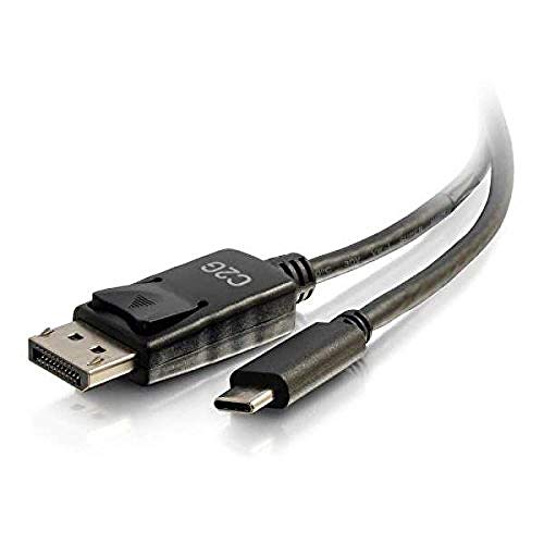 C2G 3,7 m USB-C-auf-DisplayPort-Adapterkabel Schwarz - 4K-Audio-/Videoadapter - Externer Videoadapter - USB-C - DisplayPort - Schwarz von C2G