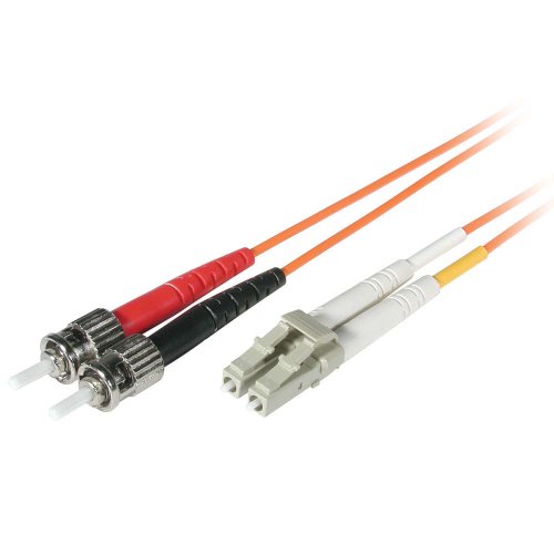 C2G 30m Glasfaser/Glasfaserkabel fàur Fast Ethernet, Fibre Channel, ATM und Gibabit Patchkabel LC/ST Duplex Multimode 62,5/125 MM von C2G