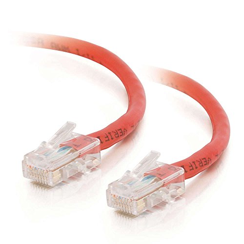 C2G 3M Cat5e Netzwerk Crossover Patch Kabel. Xover Ethernet-Kabel, Peer-to-Peer-Computerleitung. Rot CAT5E PVC UTP von C2G