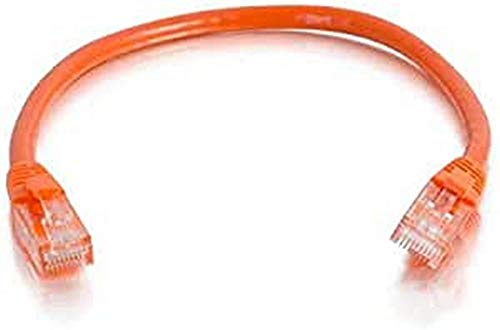 Cbl/0.5M Orange CAT6 PVC Snagless UTP von C2G