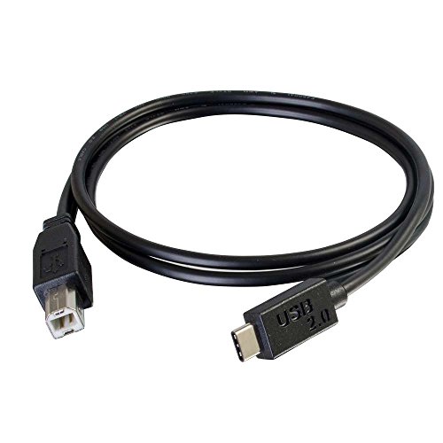 C2G 3M USB-C-Druckerkabel, USB-C auf USB-B 2. 0 Kompatibel mit Druckern und Scannern von HP, Epson, Brother, Samsung, Cannon und Allen Anderen USB-Typ-C/B-Geräten von C2G