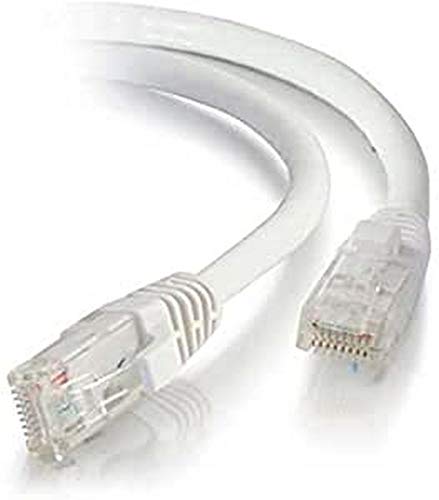 C2G 3M weißCat5e Ethernet RJ45 Hochgeschwindigkeits-Netzwerkkabel, LAN-Leitung Cat5e Ungeschirmtes PVC UTP Patchkabel von C2G