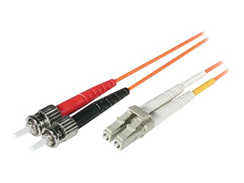 C2G 3m Glasfaser/Glasfaserkabel fàur Fast Ethernet, Fibre Channel, ATM und Gibabit Patchkabel LSZH LC/ST Duplex Multimode 62,5/125 MM von C2G