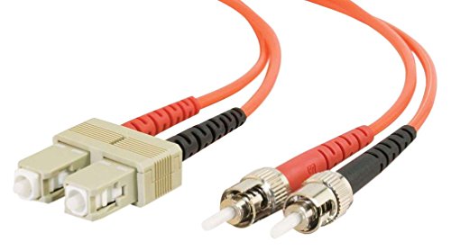 C2G 5m Glasfaser/Glasfaserkabel fàur Fast Ethernet, Fibre Channel, ATM und Gibabit Patchkabel LSZH SC/ST Duplex Multimode 62,5/125 MM von C2G