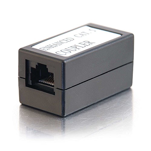 C2G RJ45 Modular Inline Coupler for Cat5e, Cat6, Cat7 Ethernet LAN Kabel Connector, Netzwerk Extender von C2G