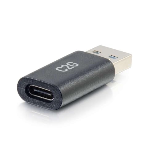 C2G USB C weibliche to USB A mannlichen SuperSpeed USB 5Gbps Adapter Converter, Compatible with Smartphones, Tablets and Laptops C2G USB C weibliche to USB A mannlichen SuperSpeed USB 5Gbps Adapter Converter, Compatible with Smartphones, Tablets and Laptops von C2G