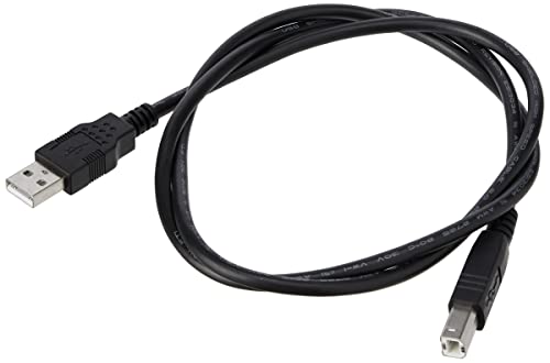 C2G USB-Druckerkabel, USB 2. 0 A auf B Kabel. Kompatibel mit Druckern und Scannern von HP, Epson, Brother, Samsung, Cannon und allen anderen USB A/B-Geräten (1M, Schwarz) von C2G