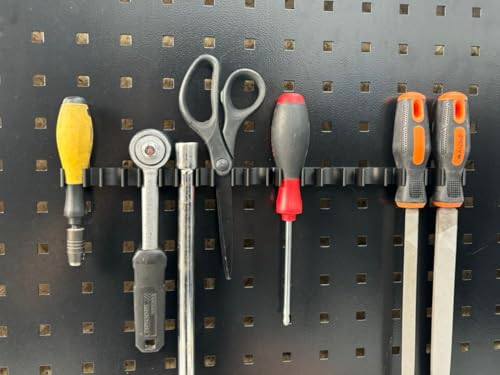2x Universal Halterung Feilen Stemmeisen Ratschen und mehr Lochwand Halterung für Güde - Gedore - ADB - Kraftwerk Lochwand Vierkantlochung 38 mm / 10 mm Lochwand Zubehör 2x Universal Halterung Feilen Stemmeisen Ratschen und mehr Lochwand Halterung für Güde - Gedore - ADB - Kraftwerk Lochwand Vierkantlochung 38 mm / 10 mm Lochwand Zubehör von C3E