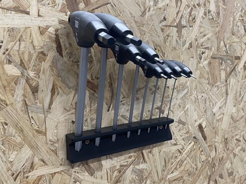 T-griff Innensechskant und Torx Wandhalterung Halter tgriff Werkzeugwand Wandmontage inkl. Schrauben von C3E