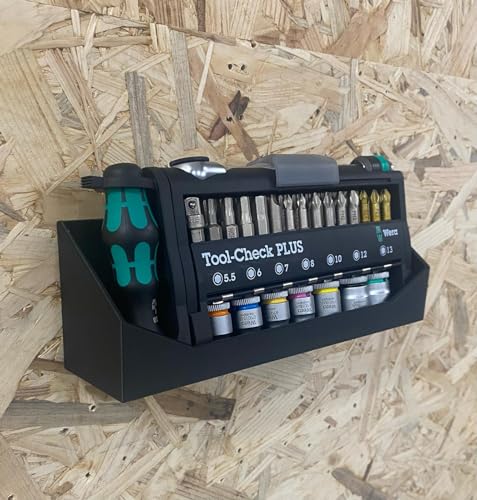 Wandhalterung für Wera Tool-Check Plus Bit Sortiment 05056490001 Werkzeugwand von C3E