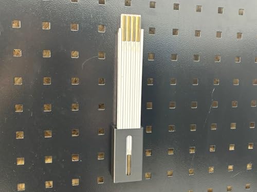Zollstock und Stifte Halterung Lochwand für Güde - Gedore - ADB - Kraftwerk Lochwand Vierkantlochung 38 mm / 10 mm Lochwand Zubehör (Zollstock Halterung) von C3E
