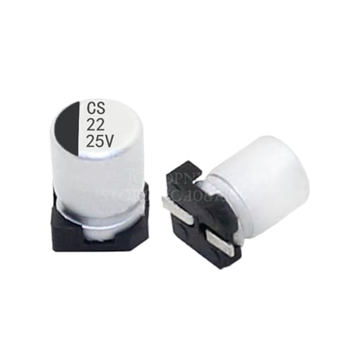 10PCS elektrolytkondensator 25V22UF 6 * 5mm SMD aluminium-elektrolytkondensator 22uf 25v von CAALO