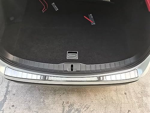CAALO Edelstahl Heckstoßstangenschutz für Lexus RX ALA10/ALH10 RX350 450h 500h 2022 2023,Ladekantenschutz Kratzschutz Zierleisten Schutz Zubehör,B/Silver von CAALO