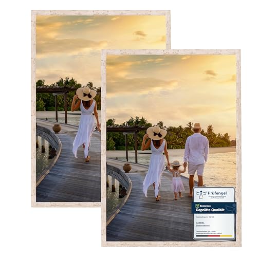 CABBEL 2x Bilderrahmen 50x70 cm Birke Rahmen 2-Pack | Dokumentenrahmen, Collage, Poster | MDF Holz-Posterrahmen Acrylglas | Picture Frame, Puzzlerahmen, Bilder, Fotorahmen zum Aufhängen CABBEL 2x Bilderrahmen 50x70 cm Birke Rahmen 2-Pack | Dokumentenrahmen, Collage, Poster | MDF Holz-Posterrahmen Acrylglas | Picture Frame, Puzzlerahmen, Bilder, Fotorahmen zum Aufhängen von CABBEL