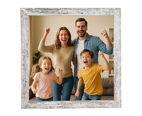 CABBEL Bilderrahmen 25x25 cm aus MDF | Acrylglas bruchsicher | Birke | 1er Pack | Quadratischer Fotorahmen zum Aufstellen oder Aufhängen | Modern & stabil CABBEL Bilderrahmen 25x25 cm aus MDF | Acrylglas bruchsicher | Birke | 1er Pack | Quadratischer Fotorahmen zum Aufstellen oder Aufhängen | Modern & stabil von CABBEL