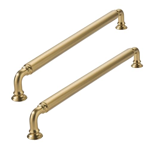 CABDM 2 Stück 25,4 cm große Lochmitte Champagnerbronze, robuste Schrankgriffe geeignet für Schränke, Kommoden, Küchen und Badezimmerschränke. von CABDM