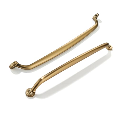 CABDM Schrankgriffe in der Mitte, 30,5 cm, champagnerfarben, bronzefarben, robust, für Schubladen, Küche, Waschtisch, Badezimmer, 5 Stück von CABDM