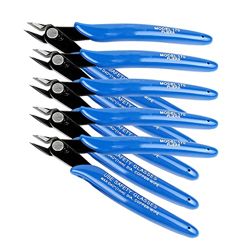 Mini Drahtschneider 5 Stück Elektronik Seitenschneider Diagonal Cutting Pliers Flush Zangen Wire Kabel Cutter Durable 170 Multifunktionale Kabelschneider Mini Drahtschneider 5 Stück Elektronik Seitenschneider Diagonal Cutting Pliers Flush Zangen Wire Kabel Cutter Durable 170 Multifunktionale Kabelschneider von CABINA HOME