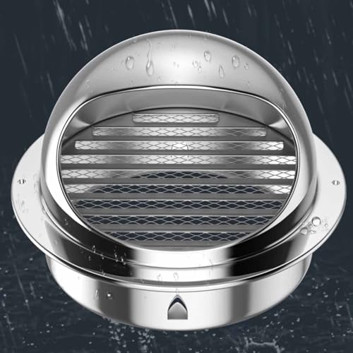 CABINE 304 Edelstahl-Haube Regenabdeckung Entlüftung Atmungsaktive Abzugshaube Dunstabzugshaube Auspuffrohr Außen, Wand-Luftauslass/100Mm CABINE 304 Edelstahl-Haube Regenabdeckung Entlüftung Atmungsaktive Abzugshaube Dunstabzugshaube Auspuffrohr Außen, Wand-Luftauslass/100Mm von CABINE
