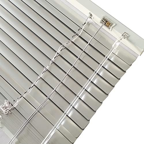 CABINE Silber Alumivenezianer Blindfenster Blind, 25Mm Scheinmetallhorizontaler, Wasserdichtes/Blackout -Roll -Up -Schatten/W50*H60Cm von CABINE