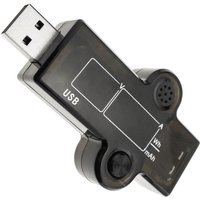 CableMarkt - Spannungsmesser und Ladezustand über USB-Anschluss mit 3-stelligen LCD-Anzeigen von CABLEMARKT