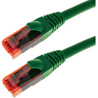 Cablemarkt - UTP-Ethernet-Kabel 24 awg mit RJ45-Stecker der Kat. 6A in grüner Farbe von 50 cm von CABLEMARKT