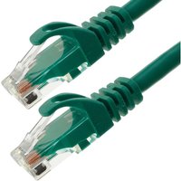 Cablemarkt - UTP-Ethernet-Kabel mit RJ45-Stecker der Kat. 6A in grüner Farbe von 1 m von CABLEMARKT