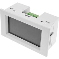 Cablemarkt - 3-stelliges weißes LCD-Display mit 80-500 v Voltmeter und Einbaurahmen für Panel von CABLEMARKT