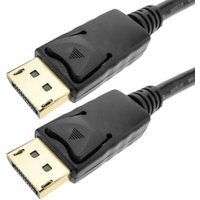 Cablemarkt - Displayport-Kabel für Video und Bild 2K 4K dp-dp schwarz 1m von CABLEMARKT