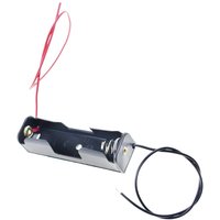 Cablemarkt - Flacher Batteriehalter für 1 AA-Batterie von CABLEMARKT