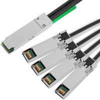 Kabel mit Stecker qsfp+ sff - 8436 / 4 sfp+ sff - 8431 von 40 Gb von 1 m - Cablemarkt von CABLEMARKT
