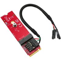 Cablemarkt - M.2 PCIe E-Key-zu-M-Key-Sockelkonverter mit usb von CABLEMARKT