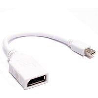 Mini DisplayPort Stecker auf DisplayPort Buchse kompakter Multiplikator-Adapter - Cablemarkt von CABLEMARKT