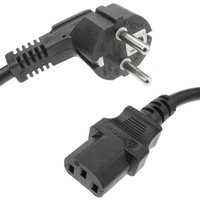 Stromkabel IEC-60320 C13 Buchse auf Schuko-Stecker 20 Meter 3x1,5mm² - Cablemarkt von CABLEMARKT