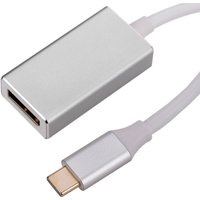 Cablemarkt - USB-C-Stecker 3.1-Kabel auf DisplayPort-Buchse für Ultra hd 4K-Videoplayer 10 cm von CABLEMARKT