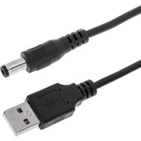 Cablemarkt - USB-Typ-A-Stromkabel an 2,5-mm-DC-Klinkenausgang von CABLEMARKT