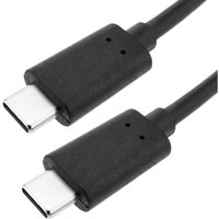 Cablemarkt - USB-C-Stecker 3.1 Gen 1 auf USB-C-Stecker 3.1 Gen 1-Kabel in schwarzer Farbe, 1 m von CABLEMARKT