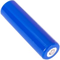 Cablemarkt - Wiederaufladbarer Li-Ion 18650 Akku mit Ladung von 2200 mAh und Spannung von 3,7 v blau von CABLEMARKT