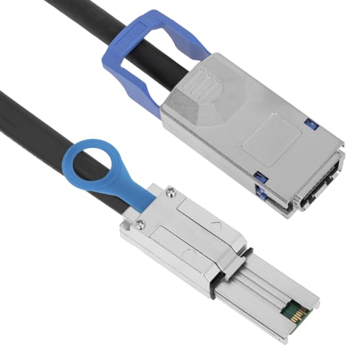 BeMatik - MiniSAS Kabel SFF-8088 auf SFF-8470 10 Gigabit CX4 2m von BEMATIK.COM