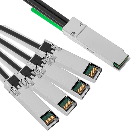 BeMatik - QSFP + Kabel SFF-8436 bis 4 SFF-8431-SFP + 40 Gigabit 1m von CABLEMATIC
