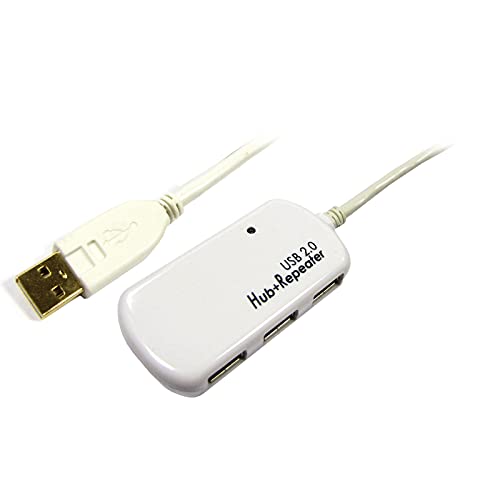 BeMatik - USB 2.0 Verlängerungskabel AM bis 4 AH von 12m von BEMATIK.COM