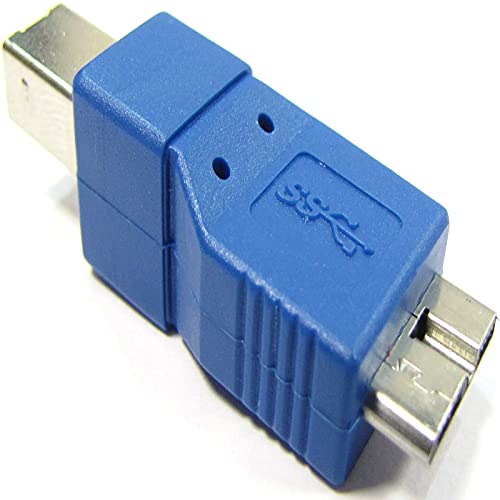BeMatik - Adapter USB 3.0 auf USB 2.0 (Micro-USB-B Stecker auf B Stecker) von BEMATIK.COM