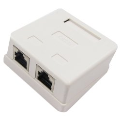 Cablematic Straßenkappe für 2 RJ45 Cat.5e FTP von CABLEMATIC