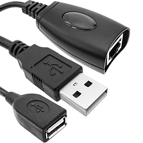 Cablematic USB 1.1 Verlängerungskabel AM > 1xAH (UTP 60m) von CABLEMATIC