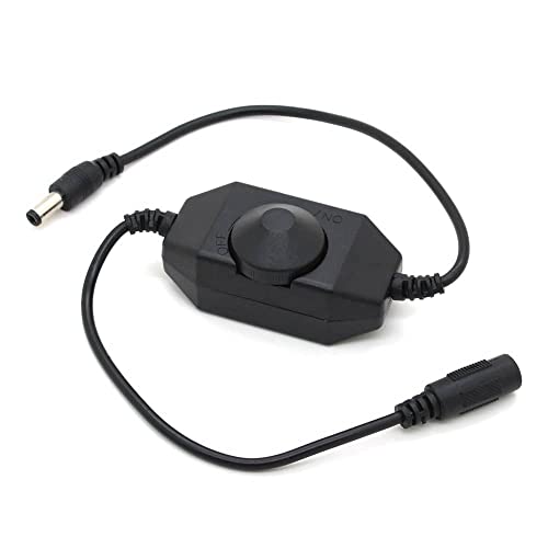 CABLEPELADO Dimmer mit LED-Streifen, verstellbarer Controller für LED-Streifen, Anschluss 5,5 x 2,1 mm, DC 12 V-24 V, 6 A, geeignet für SMD 5050, 3528, 2835, 5630 CABLEPELADO Dimmer mit LED-Streifen, verstellbarer Controller für LED-Streifen, Anschluss 5,5 x 2,1 mm, DC 12 V-24 V, 6 A, geeignet für SMD 5050, 3528, 2835, 5630 von CABLEPELADO