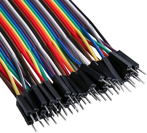 CABLEPELADO Dupont Kabel, 40-Polig, Überbrückungskabel für Prototyp-Platten, Arduino, Raspberry Pi, Breadboard - Stecker auf Stecker von CABLEPELADO