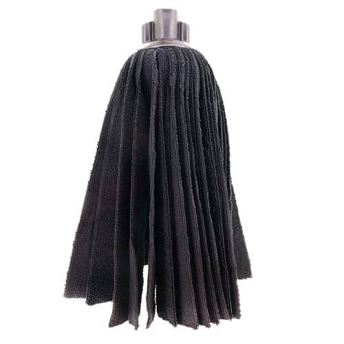 CABLEPELADO Ekologischer Wischmopp Mikrofaser, flache Streifen (schwarz) von CABLEPELADO