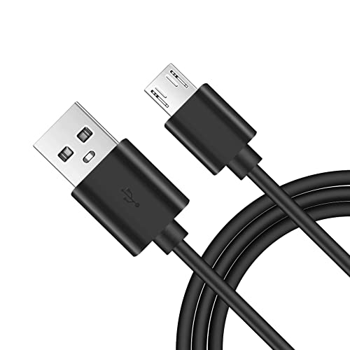 CABLEPELADO Micro-USB-Kabel zum Synchronisieren und Laden, hohe Geschwindigkeit, 480 Mbit/s, kompatibel mit Samsung, HTC, Sony, Motorola, LG, Nokia, Kindle, PS4, Xbox One, Schwarz, 1,80 m von CABLEPELADO