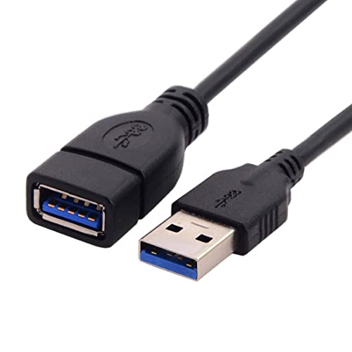 CABLEPELADO USB 3.0 Super Speed Verlängerungskabel | USB Typ A Stecker Buchse | Hochgeschwindigkeits-Verlängerungskabel 5 Gbit/s für Drucker, Maus, Tastatur, Hub, Pendrive, PS-Fernbedienung, HDD, von CABLEPELADO